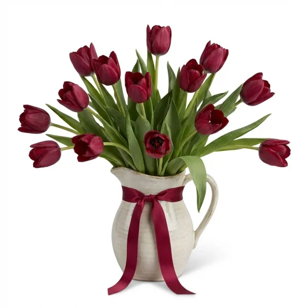 Radiant Red Tulips
