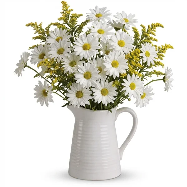 Sunny Garden Pitcher Bouquet