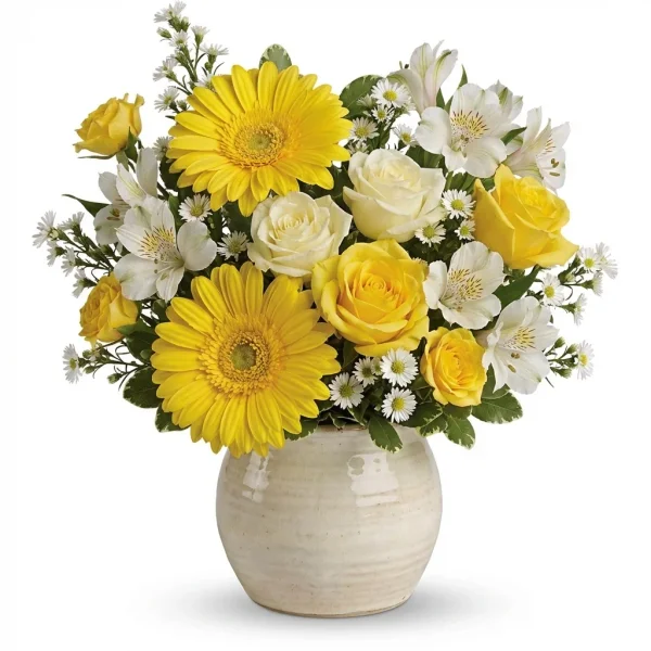 Joyful Shine Pitcher Bouquet