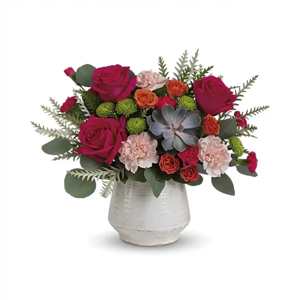 Cotton Skies Arrangement